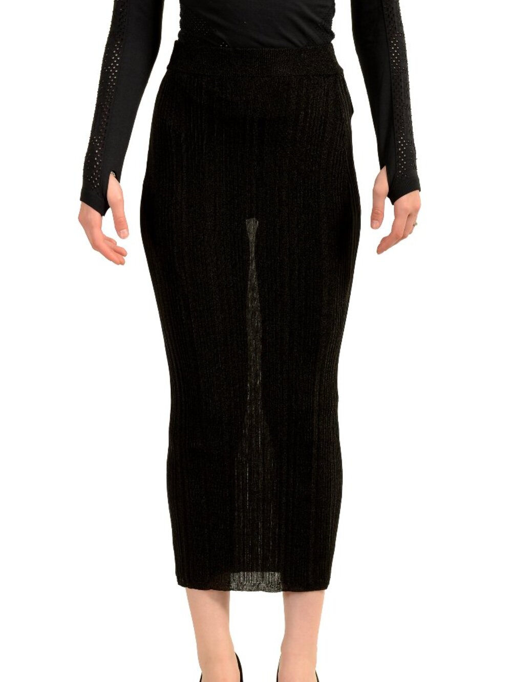 Scuderia Ferrari Women's Stretch See Through Bodycon Skirt US L IT 44